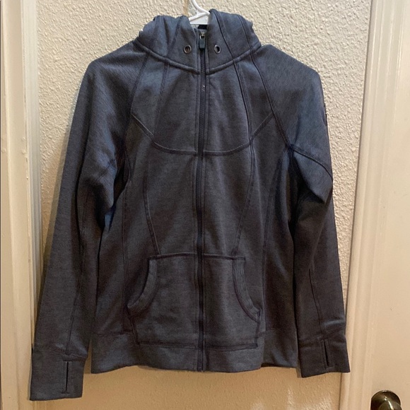 Athleta Tops - Athleta  Gray Zip-Up Hoodie M